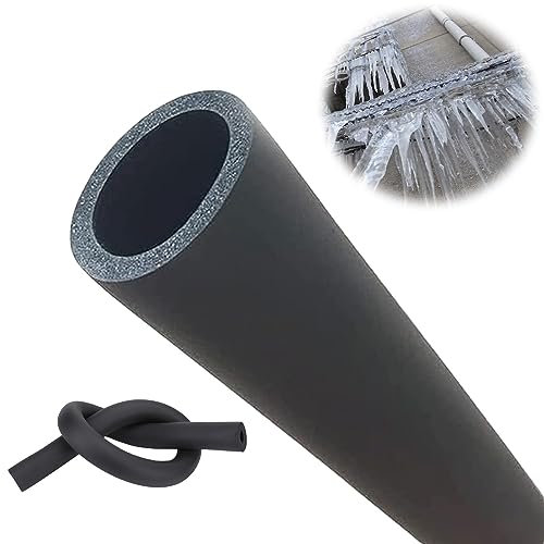 6-110mm Pipe Insulation - Foam Pipe Lagging 1.8m Length, Foam Hose Black for Handle Grip Support, Pipe Insulation Thick Wall 9/15/20mm ( Size : ID110mm T20mm L1.8m )