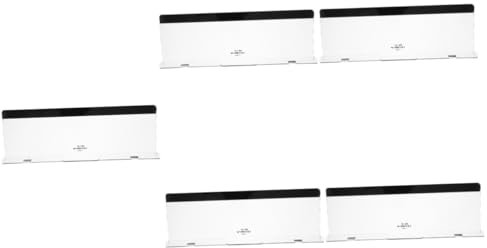 LALAFINA 5stücke Monitor-memo-board Für Computer Abwischbares Notizbrett Transparentes Design Einfache Anbringung Zur Organisation Von Erinnerungen Und Notizen Am Monitor Bürobedarf Für