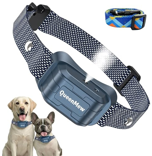 Collier Anti Aboiement Chien, Collier Anti Aboiement Chien Citronnelle Spray, 2 Modes de Pulvérisation Réglables, Anti-aboiement Automatique, Collier de Dressage pour Chien, Étanche et Rechargeable