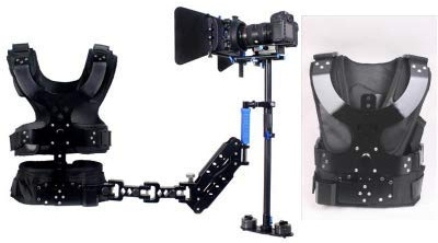 1-5 kg GOWE de fibra de carbono estabilizador Steadicam chaleco brazo estabilizador de vídeo cámaras réflex digitales