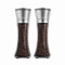 Voarge Molinillo manual de especias de acero inoxidable 304, 2 unidades, molinillo ajustable, botella de especias creativa para cocina