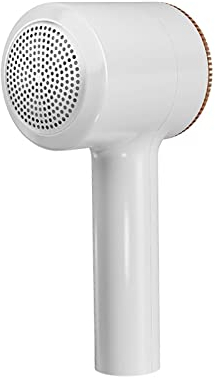 Afeitadora de telas, removedor de telas recargable de 4 velocidades, removedor de pelusas, afeitadora de suéteres for ropa y muebles o afeitadora de suéteres for eliminar pelusas de vellón ( Grey : Wh
