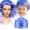 HaiolorPro Blue Temporary Hair Colour Dye Wax Washable，Non Permanent Coloured Hair Spray for kids, Hair Makeup Paint Wax for Parties or Cosplay, Hair Coloring Products No Messy (Blue)
