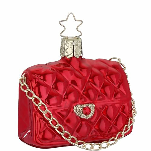 Inge-glas Rote Clutch, 6 cm