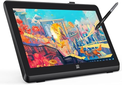 XPPen Artist 22 Plus Tableta Gráfica con Pantalla 16K Niveles de Presión 22 Pulgadas, Tableta Gráfica Dibujo Digital FHD 130% sRGB Lápiz X3 Pro, Compatible con Windows,macOS,Chrome,Android,Linux