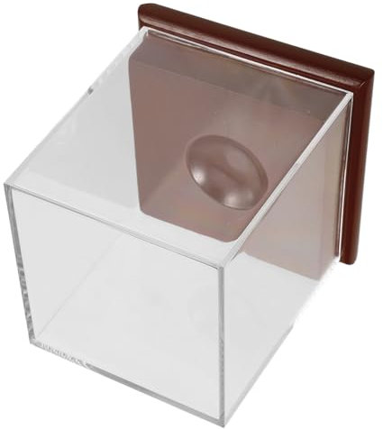 WESIEVYA Quadratische Baseball-vitrine Transparente Acryl-Box Ball-displayhalter Sicherer Schutz Für Sportbälle