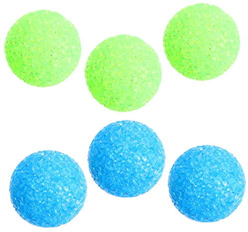 SUPVOX 6pièces Balles pour Chaton Et Chat avec Grelots Jouets Plastique Légers pour Exercice Et Stimulation des Sens