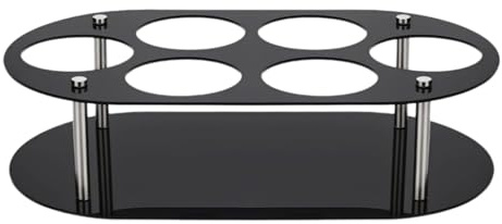 Xijobido Organisateur De,Organisateur Bouteille d'eau pour Placard - Support De Rangement 6 Emplacements pour Tasses Et Bouteilles sur Plan De Travail Organisation Cuisine Maison
