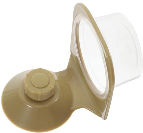 Beaupretty Comedero Ventosa para Reptiles y Tortugas, Plato de Alimentación y Cuenco de Agua para Terrarios, Material Duradero, Tamaño Mediano, Diseño Estable para Geckos, Camaleones
