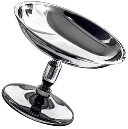 Aramox Taza para Helado de Acero Inoxidable, Cuenco de Calidad Alimentaria 304 con Base con Patas, Perfecto para Servir Postres, Aperitivos y Frutas