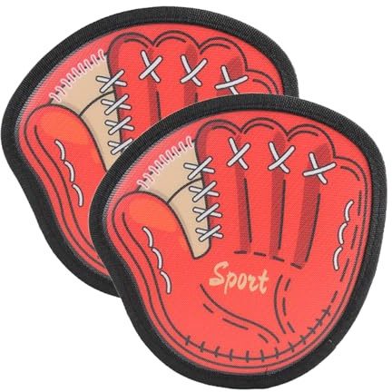 Generic Kasta och Fånga Bollspel Roligt för Utomhussport med Klibbiga Bollar och Handskar för Barn 3-8 år Röd 20x20cm (2 bollar+2 paddlar)