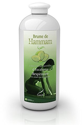 Camylle - Brume de Hammam Eucalyptus - Fragrances à base d'Huiles Essentielles pour Hammams, Bains de Vapeur ou Douches Hammam - Respiratoire aux arômes frais et pénétrants - 1000ml
