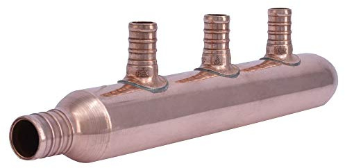 SharkBite 3 Port Closed Crimp Copper Multi-Port Tee, Plumbing Fittings, PEX, PE-RT, 22783