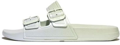 Fitflop Iqushion Sandales irisées à deux barres pour femme, Sagebrush Bleu ciel, 36 EU