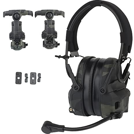 ACEXIER Casque Tactique Militaire Chasse Tir Casque à réduction de Bruit pour OPS Core Arc et Wendy M-Lok Casque monté sur la tête Double Usage (BCP)