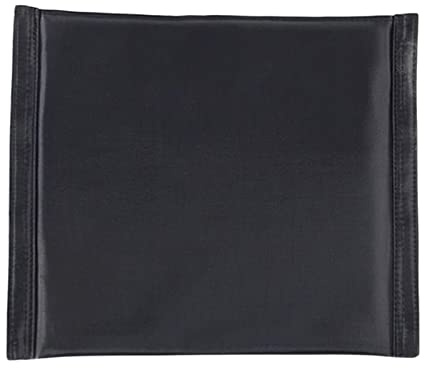 Cojín para respaldo o asiento de silla de ruedas, cómodo, transpirable, suave, color negro
