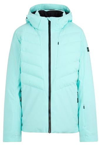 Ziener Tokki-z Chaqueta de esquí/Snowboard | Transpirable e Impermeable, Lagoon Radiante, 36 Mujeres