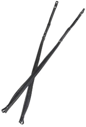 Walfront Accordion Straps, PU Leather Adjustable Length Shoulder Arm Straps, Comfortable for Extended Use, Ideal for Accordion Players (Black)