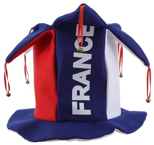 ZOOMPIL Cappello da Tifoso della Francia, Cappello da Tifoso Sportivo, Accessorio Fotografico per i Tifosi di Calcio, per la Coppa del Mondo 2026 in Canada, Stati Uniti e Messico