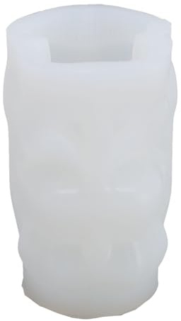Generic Moldeo de Velas Onduladas de Silicona para Velas Fabricación de Cilíndricas Reutilizables Elaboración de Onduladas Decorativas y Piedras Aromáticas