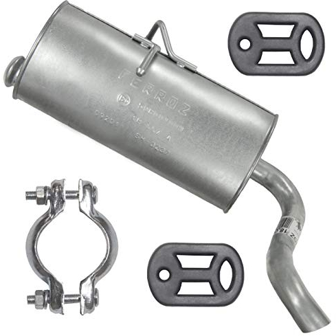 Adamot Ferroz Endschalldämpfer Auspuff Endtopf für Berlingo 1 I Partner 1 I 1.1i 1.4i 1.6i 16V 1.8i 1.8 D 1.9 D