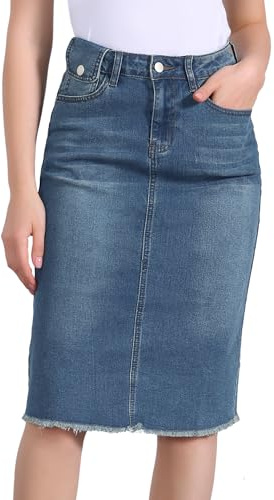 Allegra K dam kjol casual