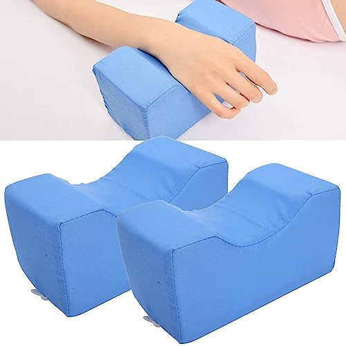 AYNEFY Cuscino Antidecubito per Caviglia 2 Pezzi, Cuscino di Supporto per Elevatore del Piede, Cuscino Elevabile per Poggiagambe per Pazienti Anziani Costretti a Letto per Anziani e