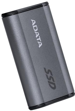 ADATA SE880 2TB External SSD, Read 2000MB/s, Write 2000MB/s, USB Type C, 3.1 Gen 2 (3.1 Gen 2), Grey