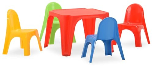 Genérico Juego de Mesa y sillas para niños PP,Conjuntos de Muebles para bebés y niños pequeños-316178