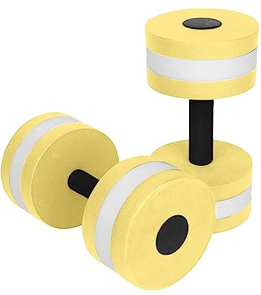 Generisch Aqua Hanteln Set – Eva-Schaum Wasserhanteln für Wassergymnastik & Aquafitness, Wassergymnastik Geräte & Aquajogging Zubehör für effektives Wassertraining