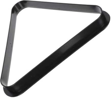 Triángulo de Billar Mini para Bolas de Piscina, Plástico Negro