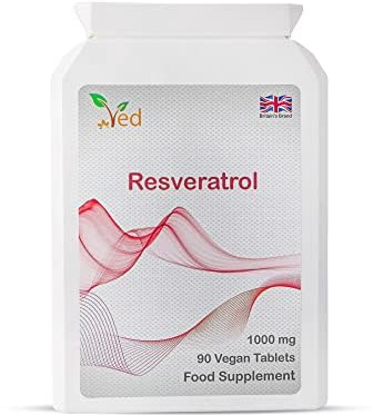 Resveratrolo 1000 mg Puro, Trans Resveratrolo, Resvis Forte - Integratore Naturale Resveratrolo 1000mg compresse