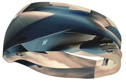 Bandeau de sport pour homme et femme - Extensible et antidérapant - Évacuation de la transpiration - Pour cyclisme, randonnée, yoga, hockey sur glace