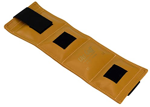The Cuff Original Adjustable Ankle and Wrist Weight for Training, Dance, Running, Cardio, Aerobics, Toning, and Physical Therapy for Men and Women, 3 lb, Gold