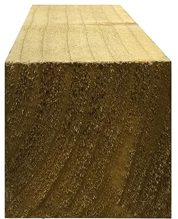 Ruby 3 x 3 (75mm) Pressure Treated Wooden Gate Fence Post 2.4m - Various Pack Sizes (8)