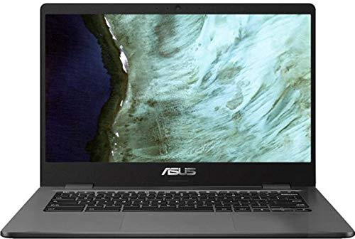 Asus Chromebook C423NA-BCLN5 14 4GB 32GB Intel Celeron N3350 X2 2.4GHz Chrome OS, Gray (Renewed)