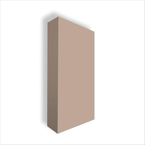 Stop Sound Pannello Acustico Fonoassorbente Bass Trap Extreme, pannelli fonoassorbenti alte prestazioni 124X64X15 Cm (Beige)