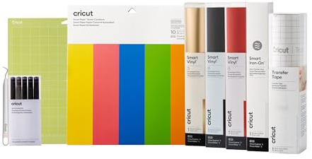 Cricut Starter-Bundle mit Materialien | Zur Verwendung mit dem Cricut Explore 3 und dem Cricut Maker 3