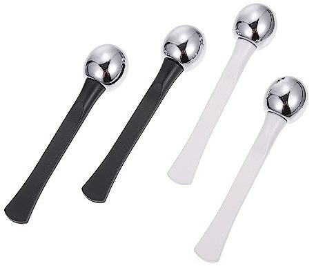 Healeved 4stücke Augenmassagestäbe Für Augencreme-anwendung Gesichtscremelöffel Make-up-tools Mit Glatter Oberfläche
