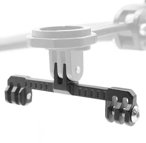 Plyisty Estensione Lunga per Supporto per Fotocamera da Bici, Barra di Estensione per Supporto per Fotocamera a Doppia estremità in Lega di Alluminio, Staffa per Doppio Flash per