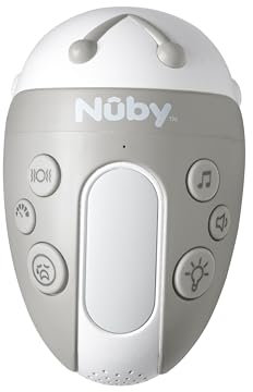 Nuby Jitterbug Kinderwippe - 3 Vibrationsstufen | 20 beruhigende Geräusche | Schrei Sensor | Universelle Passform