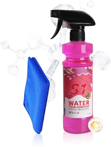 Byuexhp Rimuovitore Per La Rimozione Di Macchie D'Acqua Per Auto,120ml Spray Liquido Detergente - Detergente Per Dettaglio Auto Con Asciugamano | Per Veicoli E Moto Manutenzione Finestre Vernice Casa