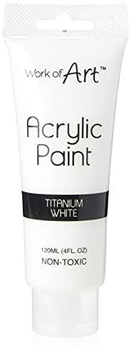 Work of Art 120ml Acrylic Paint - White, 6721