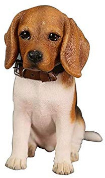 ZSMD 1/6 Resin Simulated Animal Model 30th Beagle Puppy with Replaceable Head Collection Garage Kit Statue for Fans