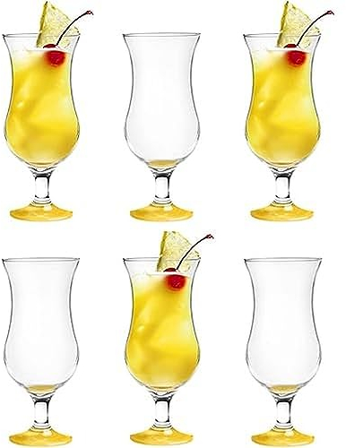 Glasmark Krosno Set De 6 Copas De Cóctel 420Ml Copa De Cóctel Ginebra Vino Agua Dorado