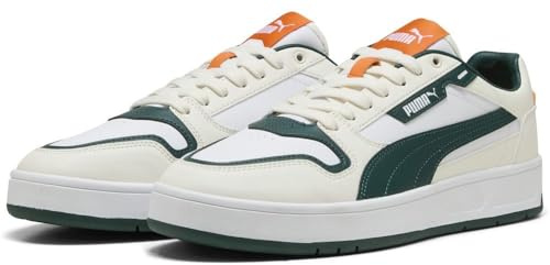 Puma - Court Classic Street, Zapatillas Unisexo, Puma White-Dark Myrtle-Warm White,