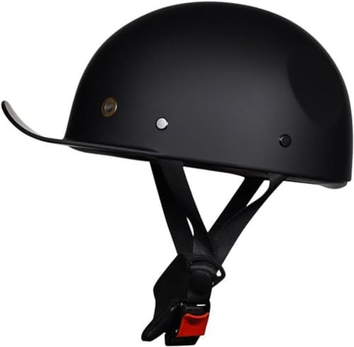 Vintage-Motorradhelme für Kinder im Baseball-Stil, Sommermode, offener Halbschalenhelm für Jugendliche, Cooler 3/4-Helm mit Totenkopfkappe für Jungen und Mädchen, personalisierter Helm ECE