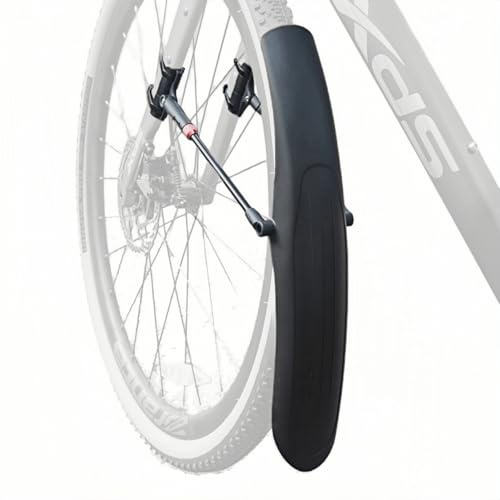 NELboNs Bike Fender for Mountain Bike Adjustable Widened Design Aluminum Alloy Telescopic Bicycle Mudguard Universal Front/Rear Mud Guard for 26/27.5/29 MTB Gravel City Bicycle