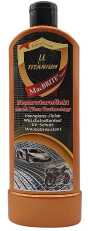 MacBRITE µ TITANIUM Autopolitur Hochglanz-Politur mit Repair-Effekt 500ml