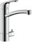 hansgrohe Focus Küchenarmatur (Wasserhahn Küche mit Geräteabstellventil, 120° schwenkbar, hoher Auslauf 200mm) Chrom